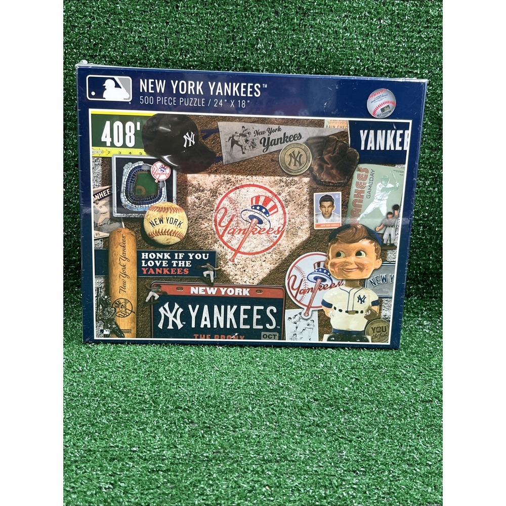 MLB New York Yankees ‎ 500 Piece Puzzle 24x18" New In Box Sealed